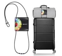 Vigorport Luggage Straps, Bag Bungee for Luggage, High Elastic Travel Belt Add a Bag Luggage Strap for Suitcases Adjustable Strap with ID Tags (Flower, Normal)