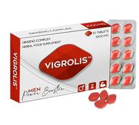 VIGROLIS 1000mg UK | Stronger | Longer | Harder | Performance | Extra Strength Enhancing Pills | Stamina Endurance Booster Supplement Tablets for Men | 10 Ginseng Tablets
