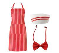 VIGUEUR Adult Waiter Costume Set, 1950s Style, Halloween Movie Night Outfit