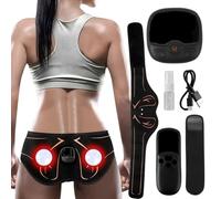 VIHBRAI Electronic Muscle Stimulator HIPS Trainer EMS Muscle Stimulator with USB Rechargeable 6 Modes & 20 Intensity Levels Exercise Equipment for Effective Full-Body Training at Home