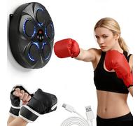 VIHBRAI Music Boxing Machine Smart Bluetooth Connectivity Rhythm Boxing Trainer with Real-time Scoring and Feedback Kids Fitness Toys Space-Saving Wall-Mounted Design