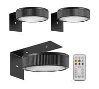 VIHBRAI Picture Lights for Wall,3 Pack Magnetic LED Rechargeable Wireless Art Picture Frame Lights with Remote Controls,Dimmable Timer Portrait for Art Frame Artworking,Wall Decor Puck Light