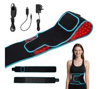 VIHBRAI Slim Gleam Wrap Red Light Therapy Belt Cordless Infrared Light Wrap for Weight Loss Adjustable Portable Therapy Device for Full Body for Waist Back Shoulder Arms Legs Women Men