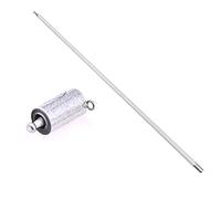 VIHEEVA Metal Appearing Cane Magic Prop Pocket Bo Staff Magic Wand for Professional Magicians Stage Close-up Magic Tricks with gloves