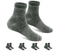 Vihir Merino Wool Socks Men & Women Hiking Socks 4 Pairs, 80% Merino Wool for Knitting Trekking Socks for Hiking Running & Road Cycling Socks, Wool Socks Business & Leisure, Breathable, Warm