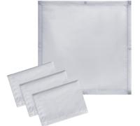 VIHOSE 4 Pcs 2 x 2 Feet Fluorescent Light Covers for Ceiling Lights - Classroom & Office - Reduces Glare & Flicker - Magnetic - Solid Style