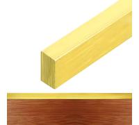 VIIGUIY Antique Brass Floor Transition Strip, Narrow Solid Bar Transition Cover Edge Trim, Decorative Threshold Cover Gap for Wall/Stairs/Doorway(10x15mm)