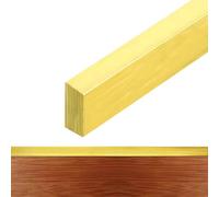 VIIGUIY Antique Brass Floor Transition Strip, Narrow Solid Bar Transition Cover Edge Trim, Decorative Threshold Cover Gap for Wall/Stairs/Doorway(4x6mm)