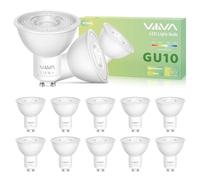 VIIIVA GU10 Led Bulbs Cool White-12 Packs,7W 6000K Spotlight Light Bulb, (50W Equivalent) Energy Saving, CRI>80, 510LM, 38° Beam Angle, Non-Flicker, Non-Dimmable, for Home Lighting
