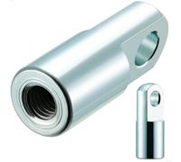 VIILOCK 2pcs Air Cylinder Rod Clevis End, M8x1.25 Female Thread I Type Connector Air Cylinder Accessories I-20