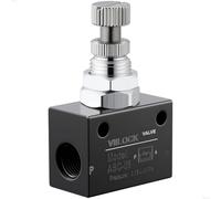 VIILOCK Pneumatic Air Flow Control Valve PT1/8 One Way Throttle ASC-06