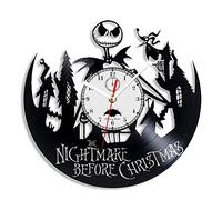 Viiluuxr 12 Inch Vinyl Wall Clock Silent Battery Operated Fantasy Animation Theme Kid's Clock Home Kitchen Bedroom Decor Birthday Christmas Valentine Day Creative Gift for Women Friends and Family.