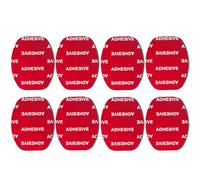 VIIMAKE 8pcs Sticky Adhesive Pads,for Gopro Curved Flat Helmet Base Mount,Double Side Adhesive Tapes Replacement Kits for GoPro Hero 10, 9, 8, 7,6,Action Camera,Dashcams (Flat Mount Pads)