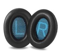 VIIMAKE Thicken Lambskin Leather Ear Pads Cushions for QC 35 QC35ii, Soft Leather Replacement Earpads for Bose QuietComfort 35 / QuietComfort 35ii，Comfort and Durable (Black)