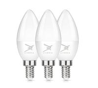VIIONX E14 LED Light Bulb, 4.9W (40W Equivalent), 470 Lumens, Warm White 2700K, Non-Dimmable - Energy Efficient Candle Bulb for Table Lamps, Ceiling & Wall Lights (Pack of 3)
