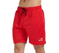 Viisendy Pro Men's Workout Shorts Gym Training Shorts Mesh Athletic Short Quick Dry Outdoor Running Shorts Red 2XL