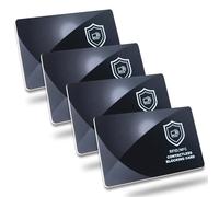 Viitech 4 Pcs RFID/NFC Anti-Theft Blocking Card, Ultra Thin Credit Card Protector, Contactless Cards Protection Mens Wallets Premium Anti-Fraud RFID Card for Credit Cards ID Cards Passport