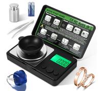 Viitech Digital Milligram Scale, 0.001g/50g High Precision Digital Pocket Scales with 7 Units, AAA Battery Power Supply Mini Scales Micro Scales with LCD Display for Powders Jewelry Medicine