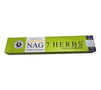 Vijayshree Golden Nag 7 Herbs Masala Agarbathi Incense Sticks 15g Single Packet