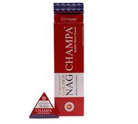 Vijayshree Golden Nag Champa Backflow Cone Pack of 12 (120 Cones)