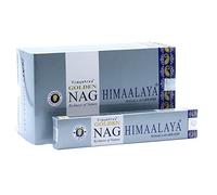 Vijayshree Golden Nag Hand-Rolled Incense Sticks | Authentic Indian | Purifying & Relaxing Aroma | (1 Pack, Himalaya)