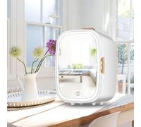 vijian Beauty Fridge, 20L Personal Mini Fridge with glass door, AC/DC for home and car for Skincare, Makeup & Cosmetic Products Storage