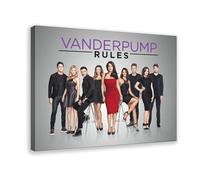 VIJKTQ Poster of The American Reality TV Show Vanderpump Rules Canvas Poster Bedroom Decor Landscape Office Room Decor Gift 12x18inch(30x45cm)