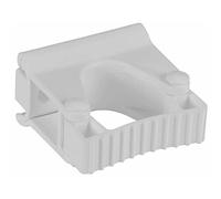 Vikan 10135 Hygienic Wall Bracket, Grip Band Module, White