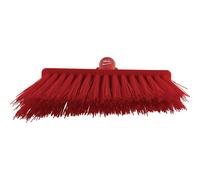 Vikan 29144 Broom,Angle Cut,Stiff,11",PP/PET,Red