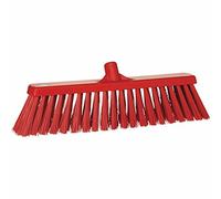 Vikan Broom 530mm Very Hard Red