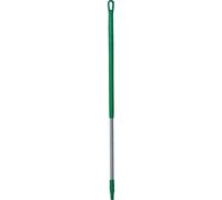 Vikan 29352 Aluminum Handle with Threaded Tip, 1-7/32" Diameter, 51", Green