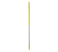 Vikan 29376 Aluminium Handle, Yellow, 31mm Diameter, 1510mm Length