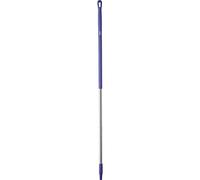 Vikan 29378 59" Aluminum Handle with Threaded Tip, 1-7/32" Diameter, Purple