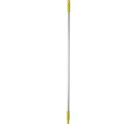 Vikan 29586 Aluminum Handle, Ø25 mm, 1260 mm, Yellow