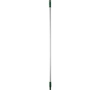 Vikan 29592 Aluminium Handle, Green, 25mm Diameter, 1460mm Length