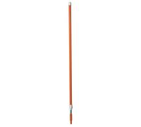Vikan 29597 59" Aluminum Handle with Threaded Tip, 63/64" Diameter, Orange