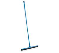 Vikan 29603 + 77543 Blue 24" Polypropylene Floor Squeegee with Ultra Hygienic Handle | Double-Blade Cassette | FDA Compliant | Commercial & Food Industry Cleaning Tool