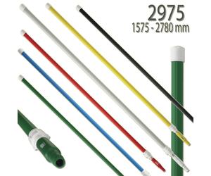 Vikan 2975n Aluminium Telescopic handle, 1575 - 2780 mm, Choice of colour