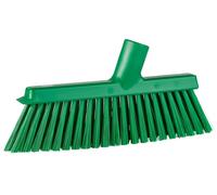 Vikan 31032 Dustpan Broom with Angled Thread - 250mm, Medium - Green - FDA Compl