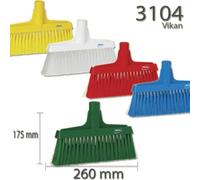 Vikan 3104 Lobby Broom 260mm Soft Hard with Handle Options Hygienic Brush