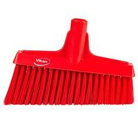Vikan 31054 Angle Cut Lobby Broom - Red