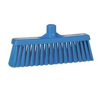 Vikan 31663 Medium Sweep Floor Broom Head, Polypropylene Block, 12-1/4 Inch Polyester Bristle, Blue