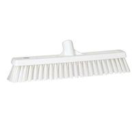 Vikan 31745 Soft/Hard Broom, White, 410mm Length, 90mm Width, 120mm Height