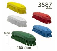 Vikan 3587n Hand Brush Medium 165mm Hygienic Cleaning Scrubbing Tool