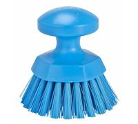 Vikan 38853 Hand-Held Scrub Brush, Polypropylene, Polyester Bristle, 110mm
