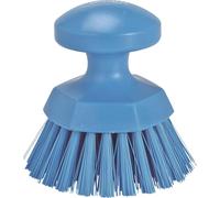 Vikan 38853 Hand-Held Scrub Brush, Polypropylene, Polyester Bristle, 110mm