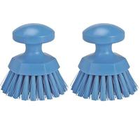 Vikan 38853 Hand-Held Scrub Brush, Polypropylene, Polyester Bristle, 110mm (Pack of 2)