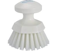 Vikan 38853 Hand-Held Scrub Brush/Keg Brush, Polypropylene, Polyester Bristle, 110mm, White, One Size, 38855