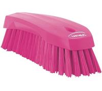 Vikan 38901 Brush,Scrub,Stiff,8",PP/PBT,Pink