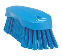 Vikan 38903 Hard Hand Brush, Blue, Large, 200 mm Length, 70 mm Width, 60 mm Height
